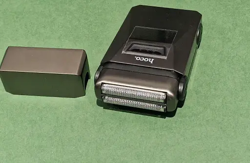 Металева електробритва-шейвер Hoco HP31 (Подвійна сітка, Акумуляторна, Premium Metal) - фото 4