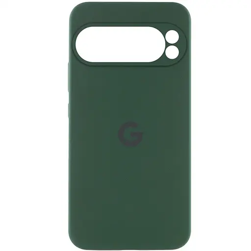 Чохол Silicone Cover Lakshmi Full Camera (AAA) with Logo для Google Pixel 9 Pro Зелений / Cyprus Green