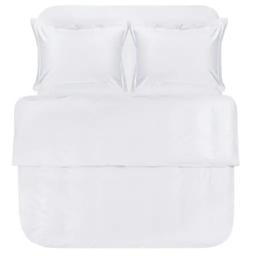 Постільна білизна Lotus Home Dakota Modern сатин Рremium євро біла (svt-2000022346290)
