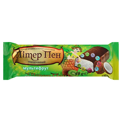 Батончик Питер Пен Мультифрут витаминизированный 40 г