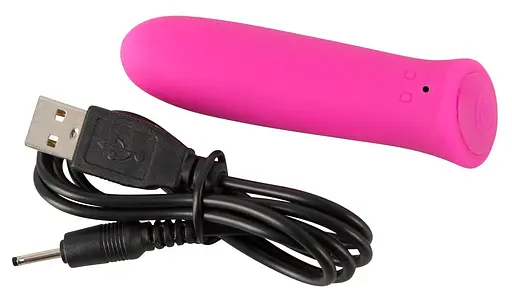 Вибратор Sweet Smile Rechargeable Power Bullet 8.5 см розовый - фото 3