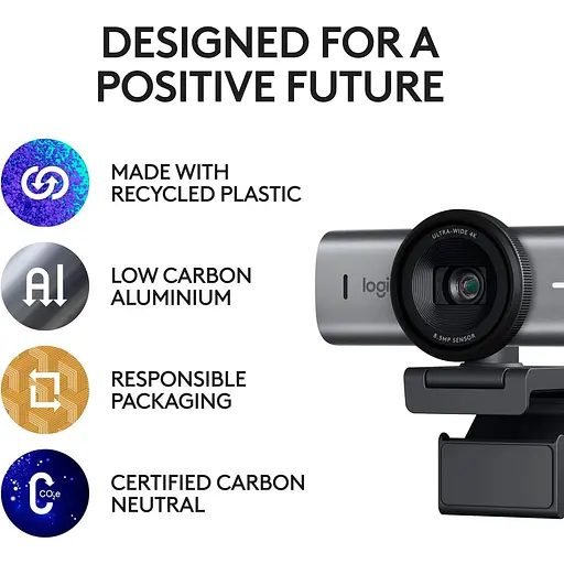 Веб-камера Logitech MX Brio 705 for Business 4K Graphite (960-001530) - фото 8