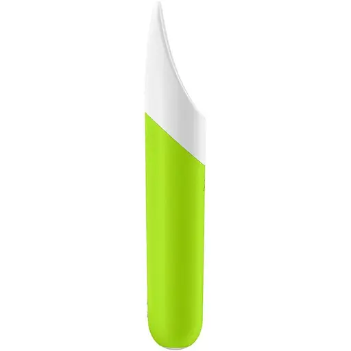 Минивибратор с гибким язычком Satisfyer Ultra Power Bullet 7 Салатовий - фото 3