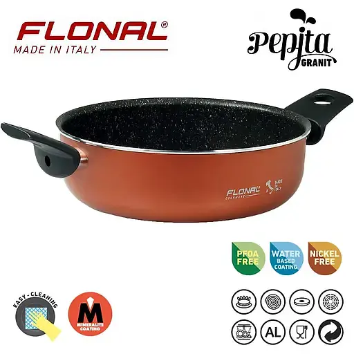 Сотейник Flonal Pepita Granit 28 см (PGFTE2850) - фото 2