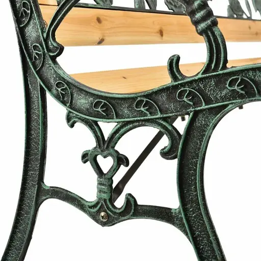 Скамейка для сада Chomik Garden Line Paola с декоративной спинкой - фото 5