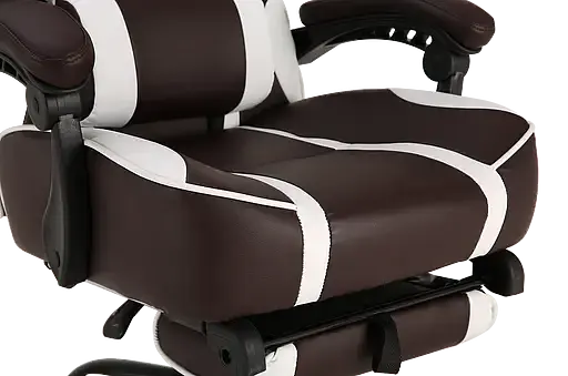 Геймерське крісло GT Racer коричневе з білим (X-2748 Dark Brown/White) - фото 7