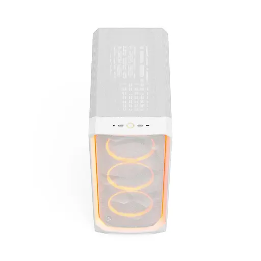 Корпус Fractal Design Meshify 3 Ambience Pro RGB с закаленным стеклом без блока питания, белый (FD-C-MES3A-05) - фото 4