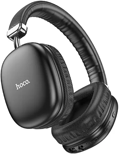 Бездротові навушники Hoco W35 Max, ANC, BT5.3, AUX, TF, 800mAh, 90h, black - фото 6