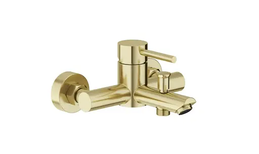 Змішувач для ванни Volle Cruze cepillado oro 1547.030115 - фото 1