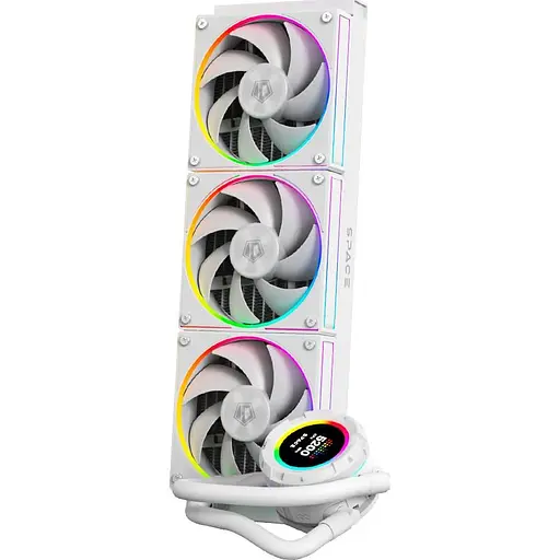 СВО ID-Cooling Space LCD SL360 White (SL360 WHITE) - фото 2