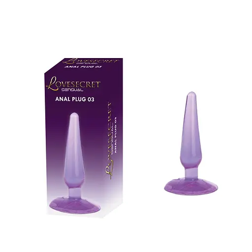 Анальна пробка Lovesecret Anal Plug 03 11 см (фіолетовий) - фото 4