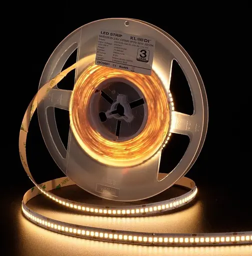 LED Стрічка 21,6W 240LED 3000К 2800LМ IP20 24V KLOODI KD2835-240-21.6W-3К-24V HE - фото 5