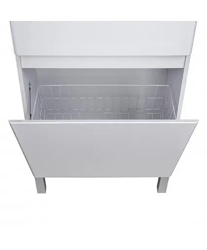 Пенал Мойдодир Unik П-66-к білий підлоговий подвійний, Білий - фото 4