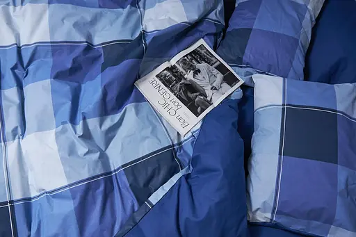 Комплект постільної білизни Moon&Star Бязь Gold Люкс Finland Blue King Size 220x240 наволочки 2х70х70 - фото 7