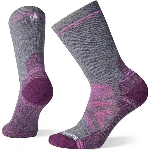 Шкарпетки Smartwool Women's Hike Full Cushion Crew Grey/Purple M Smart Wool (1033-SW SW001574.052-M)