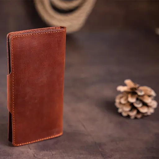 Мужской кожаный кошелек Shvigel 18х8.5х1 см acs0016048 - фото 8