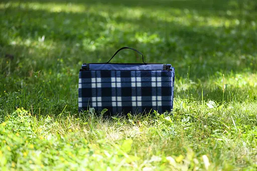 Плед Ardesto Picnic 130х170 см 100% полиэстер клетка синий (ART0916BC) - фото 5