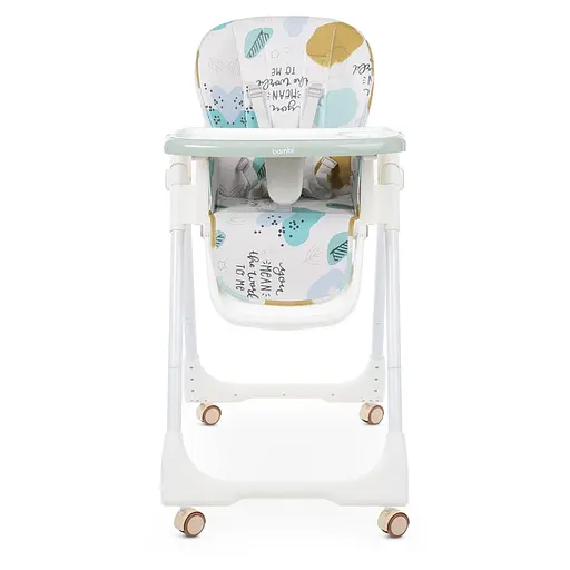 Детский стульчик для кормления M 5673-12 на колесиках - фото 7