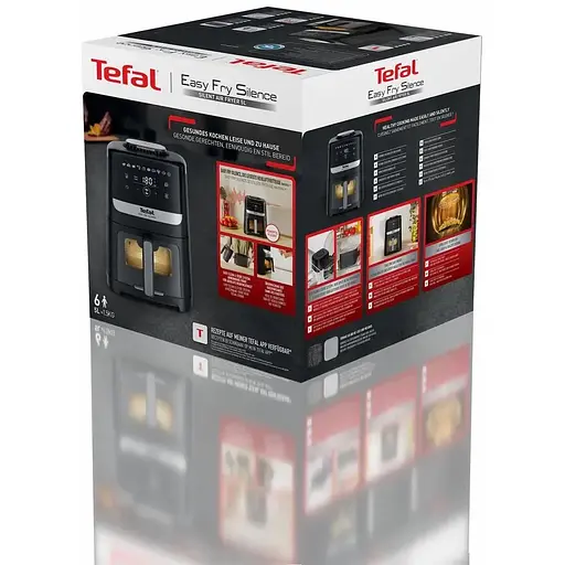 Мультипіч Tefal Easy Fry Silence Vision 1670 Вт чорна (EY5568E0) - фото 4