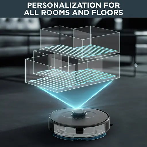 Робот-пилосос Rowenta X-Plorer Serie 75 S чорний (RR8575WH) - фото 5