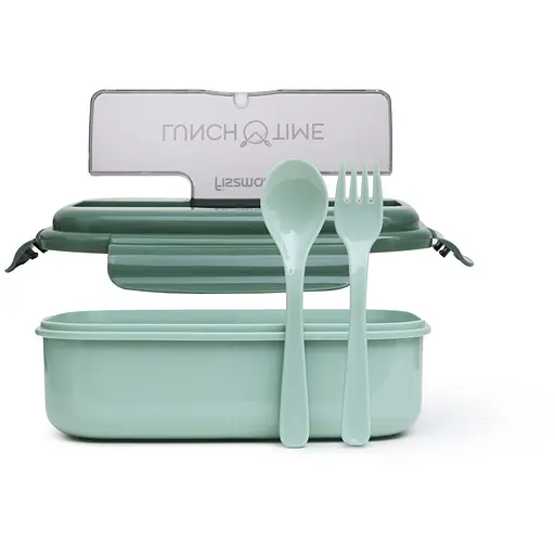 Ланч-бокс Fissman с тремя отделением 21.5х15х8 см зеленый (16741) - фото 8