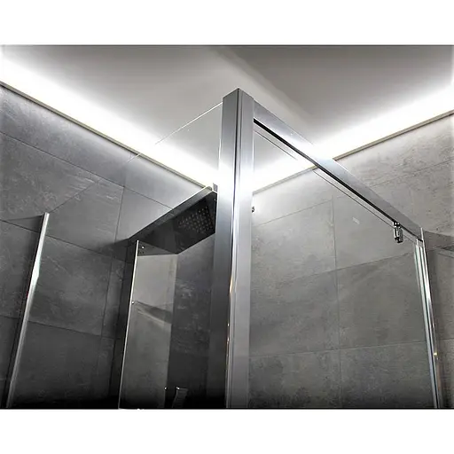 Душевая кабина Dusel A-516 100x100x190 прозрачная, Универсальная, прозрачная, хром, 100x100 - фото 5