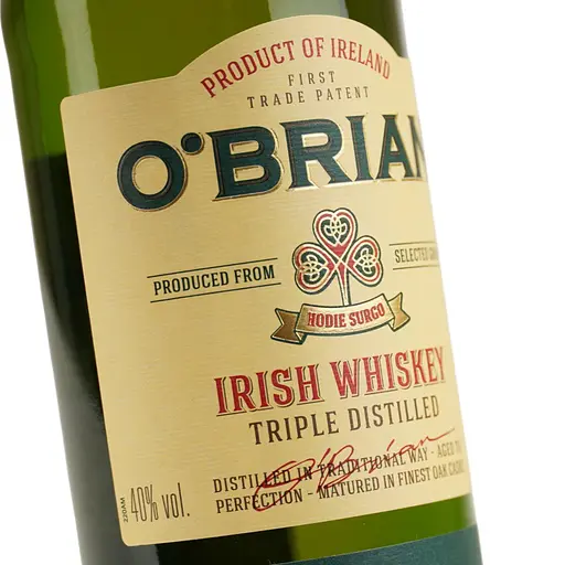 Виски O'Brian Blended Irish Whisky 40 % 0.5 л - фото 5
