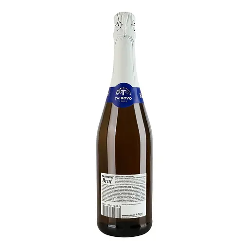 Напій винний Tairovo Брют білий брют слабоалкогольний ігристий 6-6.9% 0.75 л - фото 2