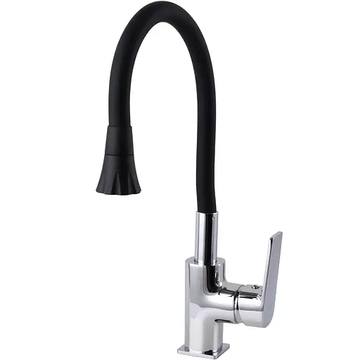 Смеситель для кухни Globus Lux Bonn GLB-0203SA-B01 Черный матовый - фото 7