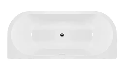 Ванна акрилова пристінна Rea Capr 170x75 whte REA-W9801 Білий - фото 3