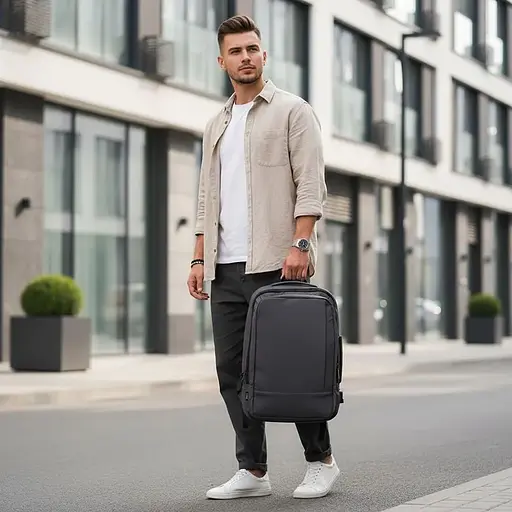 Рюкзак NikiBo Horizon 21-35 л серый (30012005-07) - фото 9