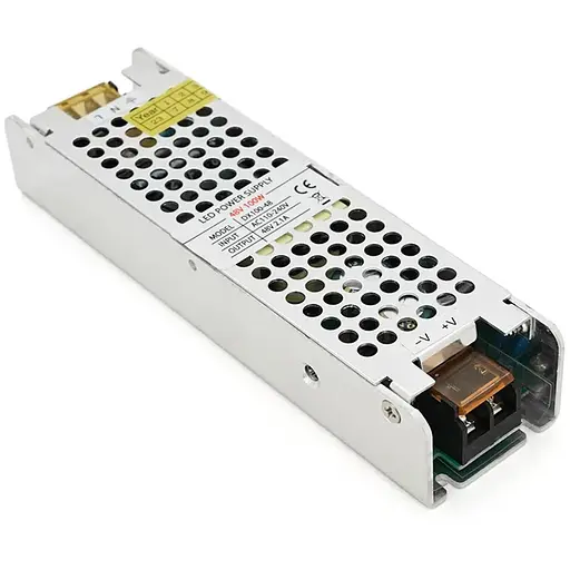 Імпульсний блок живлення XY48-100 48В 2.1А (100Вт) перфорований SLIM, 140*50*20.5мм