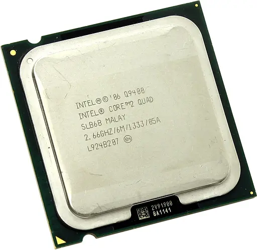 Процессор intel Core 2 Quad Q9400 LGA775 2.66 GHz, 95W Б/У