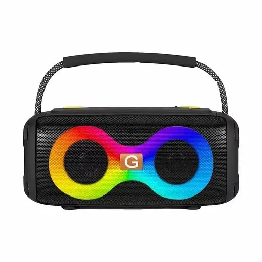 Музыкальная портативная вluetooth колонка Portable Wireless Speaker Et 311 Бумбокс 1800мАч 10Вт microSD Черный - фото 1