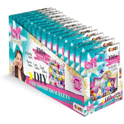 Набір для творчості Craze Бусини і шарми BFF 150 шт. (69431) - фото 4