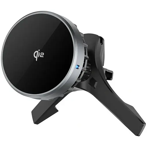 Холдер Wiwu CH-319 Qi2.0 Car Wireless Charger Чорний - фото 1