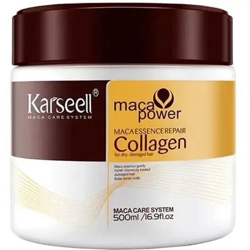 Маска для волосся з колагеном Karseell Maca Power Maca Essence Repair Collagen Hair Mask 500 мл - фото 1