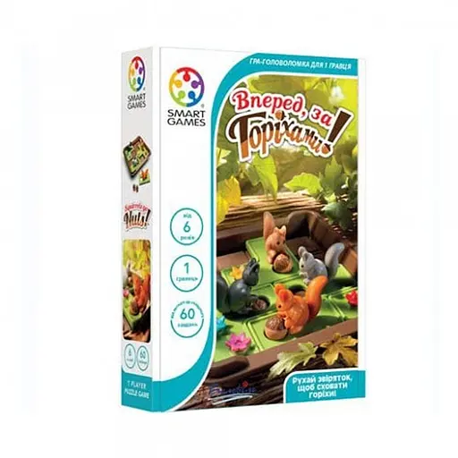 Настольная игра Smart Вперед за орехами! (Squirrels Go Nuts) (укр.) (SG425UKR) - фото 1