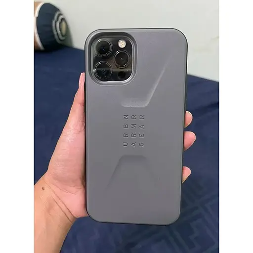 Оригінальний протиударний чохол UAG Civilian для iPhone 12 Pro Max (6.7") Silver 11236D113333 - фото 5
