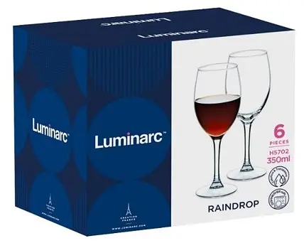 Набір келихів Luminarc Raindrop, 6х450 мл (Q5488) (6887050) - фото 2
