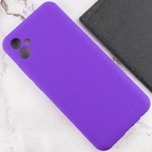 Чехол Lakshmi Silicone Cover Full Camera AAA для Samsung Galaxy A06 Фиолетовый/Amethyst - фото 5