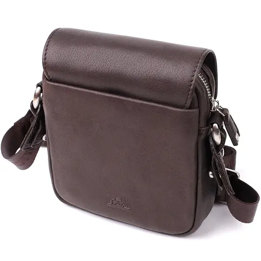 Сумка Tony Perotti из матовой зернистой натуральной кожи 14.5х16х3.5 см sum0028954 - фото 2