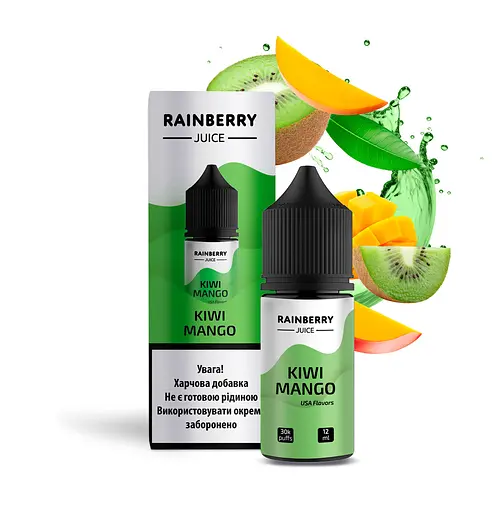 Набір компонентів для самозамісу сольової заправки Flavorlab Rainberry Juice 30 мл Kiwi Mango Ківі Манго, 0-50 мг (17681) - фото 2