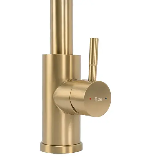 Смеситель для кухни Rea Cross brushed gold REA-B5311 Золотой - фото 3