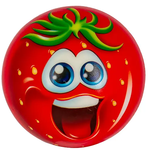 Игрушка Baby Team Мячик красный (8760_клубника)