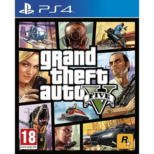 Гра Sony PlayStation 4 Grand Theft Auto V Російські Субтитри Б/в - фото 1