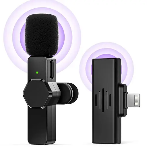 Петличний бездротовий мікрофон M6 Lightning для Iphone Ipad