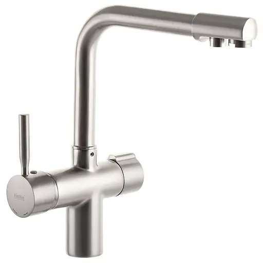 Змішувач для кухні на дві води Haiba Hans 021 HB0817 Нержавіюча сталь - фото 1