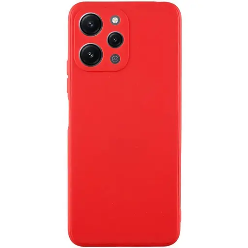 Силиконовый чехол Epik Candy Full Camera для Xiaomi Redmi 12 Красный / Red