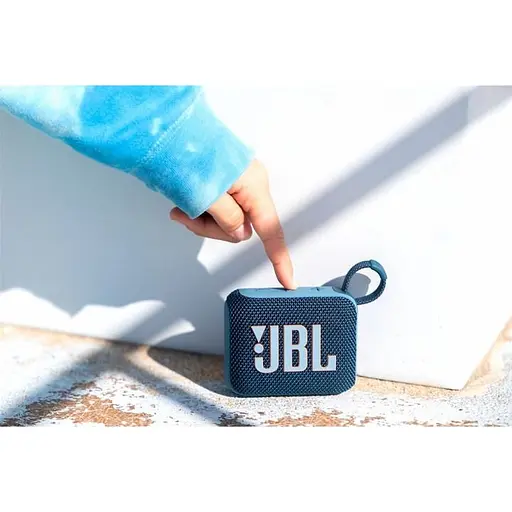 Портативная акустика JBL Go 4 Blue (JBLGO4BLU) - фото 9